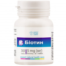 Tablet biotin on 5 mg a container of 30 pieces