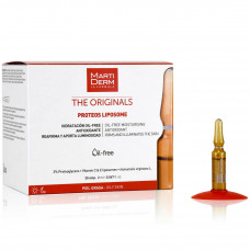 Face treatment, necks, zones of a decollete MARTIDERM of Proteos of Liposomes moistening antioxidant for oily skin in ampoules on 2 ml 30 pieces