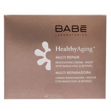 Крем для лица BABE LABORATORIOS (Бабе Лабораториос) Healthy Aging (Хелси Эйджинг) мультивосстанавливающий ночной 50 мл