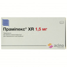 Pramipex tab. XR prol. d-Viy of 1.5 mg No. 30