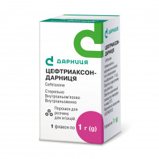 Tseftriakson-Darnitsa time. for solution for infection. fl. 1 g No. 1