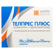 Telpres Plus of the tab. 80mg/25mg No. 28