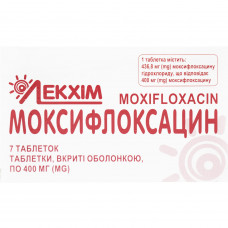 Moxifloxacin of the tab. of p/o of 400 mg No. 7