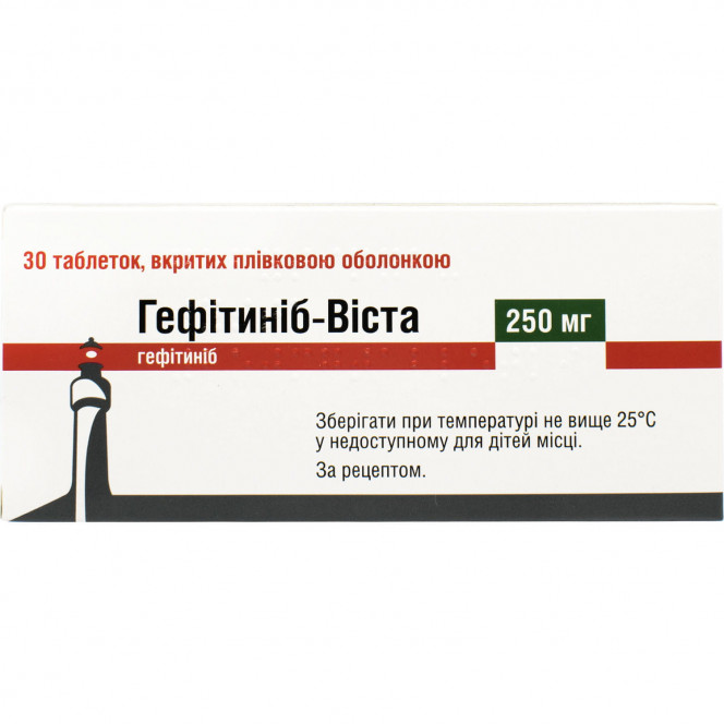 Gefitinib-Vista tab. of p/o of 250 mg No. 30 ***