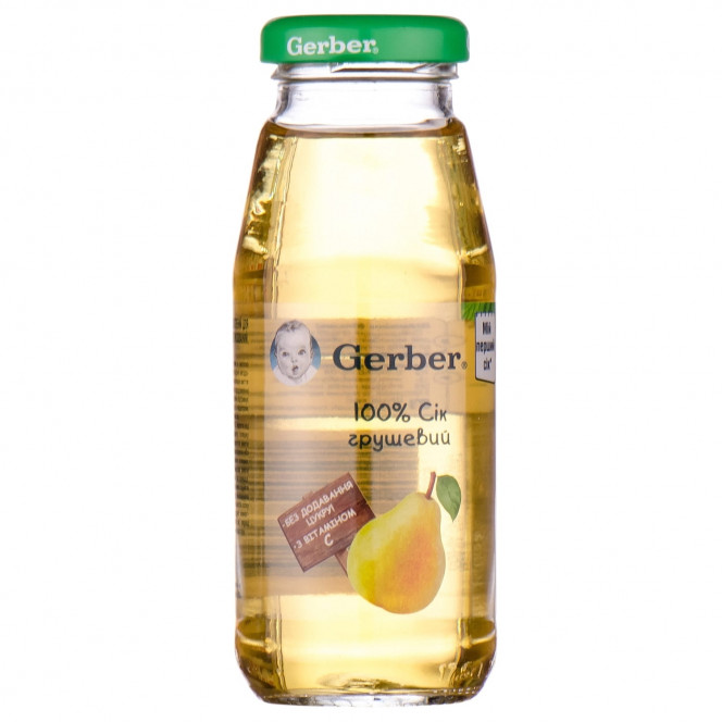 Juice fruit children's NESTLE GERBER (Gerber's Nestlé) of Pear 175 g