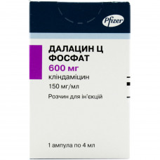 Dalatsin of C phosphate solution for infection. 150mg/ml amp. 4 ml No. 1