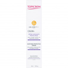 Cream for the person Topicrem Calm + the protective calming SPF50+ of 40 ml