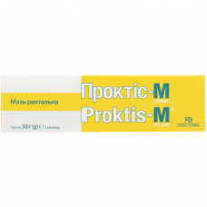 Проктис-М Плюс (Proktis-M Plus) мазь ректальная туба 30 г