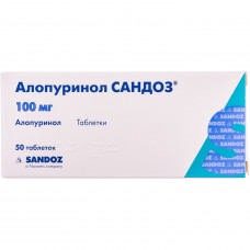 Sandoz Allopyrinolum of the tab. of 100 mg No. 50