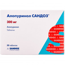 Sandoz Allopyrinolum of the tab. of 300 mg No. 50