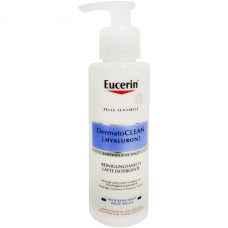 Молочко для лица EUCERIN (Юцерин) DermatoClean (Hyaluron) (ДерматоКлин Гиалурон) очищающее для сухой чувствительной кожи 200 мл