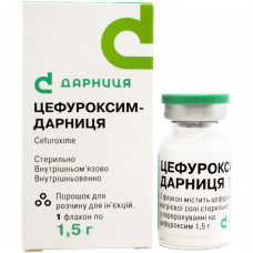 Tsefuroksim-Darnitsa time. for solution for infection. 1.5 g fl. No. 1