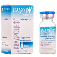 Kvadrotsef time. for solution for infection. fl. 1 g