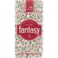 Платочки (салфетки) носовые FANTASY (Фентези бьюти) Beauty 3 слоя с ароматом вишни 10 шт