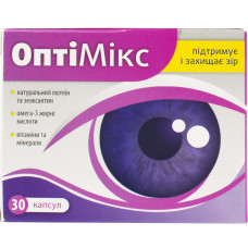 Optimix capsules for normalization of functions and protection of sight packing of 30 pieces