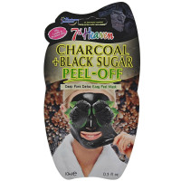 Mask film for person 7TH HEAVEN (7-E SKY) with coal and black sugar of 10 g