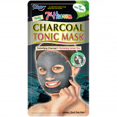 Face pack 7TH HEAVEN (7-E SKY) with coal fabric toning 23 g