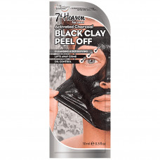 Mask film for the person men's 7TH HEAVEN (7-E SKY) with activated carbon and black clay of 10 g