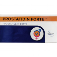 To Prostatidin Forta suppositories works of a prostate, rectal for improvement, packing of 10 pieces