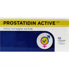 Prostatidin Aktiv suppositories rectal promotes increase in a libido and potency at men packing of 10 pieces