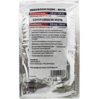 Levofloksatsin-Vista solution for inf. 5mg/ml Comte. 100 ml