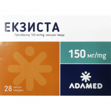 Ekzista kaps. it is firm. 150 mg No. 28