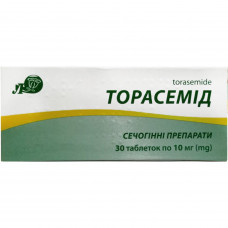 Torasemid of the tab. of 10 mg No. 30