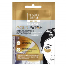 Patches for skin around Beauty Derm eyes (Beauty of dermas) gold collagenic 2 pieces