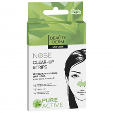 Strips for Beauty Derm nose (Beauty of dermas) 3 pieces cleaning an aloe with extract