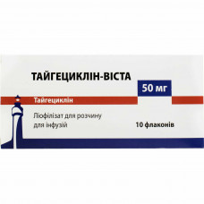 Taygetsiklin-Vista liof. for solution for inf. 50 mg fl. No. 10