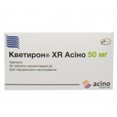 Kvetiron XR Asino of the tab. pro-longum. d-Viy of 50 mg No. 60