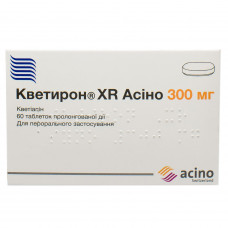 Kvetiron XR Asino of the tab. pro-longum. d-Viy of 300 mg No. 60