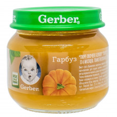 Пюре овощное детское NESTLE GERBER (Нестле Гербер) Тыква с 6-ти месяцев 80 г