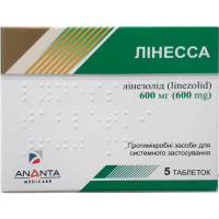 Linessa of the tab. of p/o of 600 mg No. 5