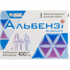 Альбензи табл. жев. 400мг №3