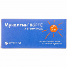 Mucaltinum forte about tab. vitamin C zhev. No. 20