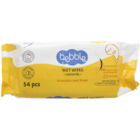 Wet towel wipes BEBBLE with camomile extract children's 54 pieces