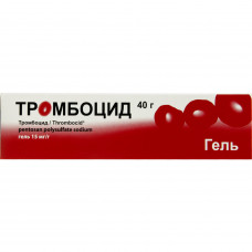 Thrombocyte gel 15mg/g of a tube of 40 g