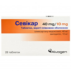 Sevikar of the tab. of p/o 40mg/10mg No. 28