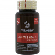 Dietary additive for female health of VITAGEN No. 34 Vumens hels capsules a bottle of 60 pieces