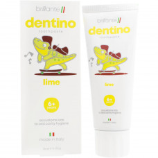 Зубная паста-гель для детей BRILLANTE DENTINO (Бриллант Дентино) Lime Junior с 6-ти лет 50 мл