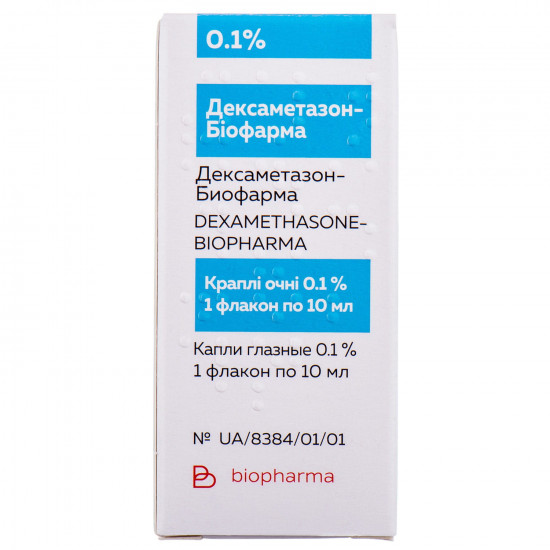 Deksametazon-Biofarma cap. eye. 0.1% fl. 10 ml