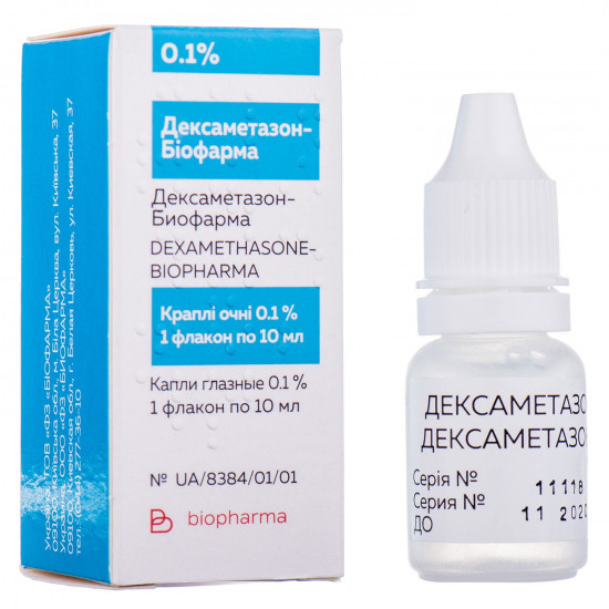 Deksametazon-Biofarma cap. eye. 0.1% fl. 10 ml