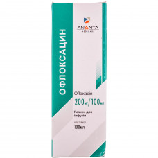 Ofloxacin solution for inf. Comte. 100 ml