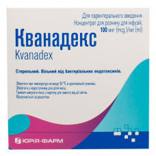 Kvanadex konts. for solution for inf. 100mkg/ml amp. 2 ml No. 5 ***