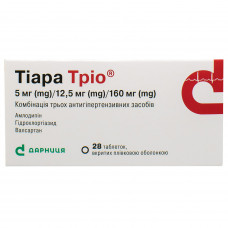 Tiara of the Trio of the tab. of p/o 5mg/12.5mg/160mg No. 28