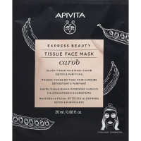 EXPRESS BEAUTY APIVITA face pack (Apivita) (Buta express) fabric black with carob tree seeds the Detox and clarification of 20 ml