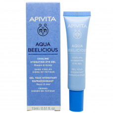 Skin gel around eyes of APIVITA AQUA BEELICIOUS (Akwa Belitsios) with the cooling and moistening effect of 15 ml