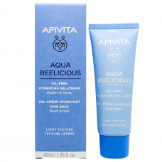 Gel-cream for the person APIVITA AQUA BEELICIOUS (Akwa Belitsios) of light texture the low-fat, moistening 40 ml