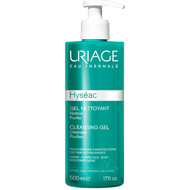 The URIAGE face gel (Uryazh) Iseak cleaning for the fat and combined skin of 500 ml